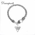 【beauty code】Viking Pendant Bracelets Fox Triquetra Fenrir Animal Charm Men Fashion Jewelry Amulet Knot. 