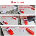 Tile Leveling Spacers Tile Leveling System ( CLIPS ) (100PCS). 