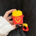 Wireless Earphones Shockproof Chips Popcorn Silicone Protective Case for Apple AirPods 1 / 2. 