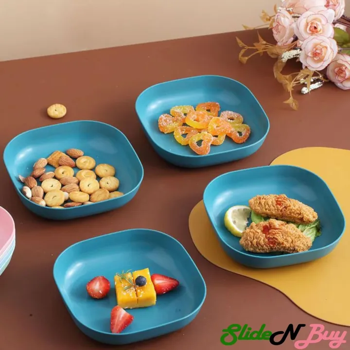 10Pcs%20Multi-function%20Spit%20Bone%20Dish%20Household%20Food%20Grade%20Plastic%20Spit%20Bone%20Dish%20Round%20Square%20Set%20Dining%20Table%20Garbage%20Plate%20-%20Image%203