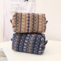 New Makeup Bag Large Capacity Student Wool Hot Selling Knitted Storage Bag New Year Pen Bag. 