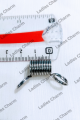 4,8,12 pcs 33mm Beads Stopper Steel Spring – Prevent Beads from Falling in Jewelry Making | Metal Coil Bead Stopper – Jewelry Stringing Clamp for DIY Projects. 