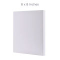 Pack of 2  - Square Canvases 8x8 For Painting, Canvas Boards, Canvas Panels, 100% Cotton Stretched Canvas , Framed Canvas, Small Canvas. 