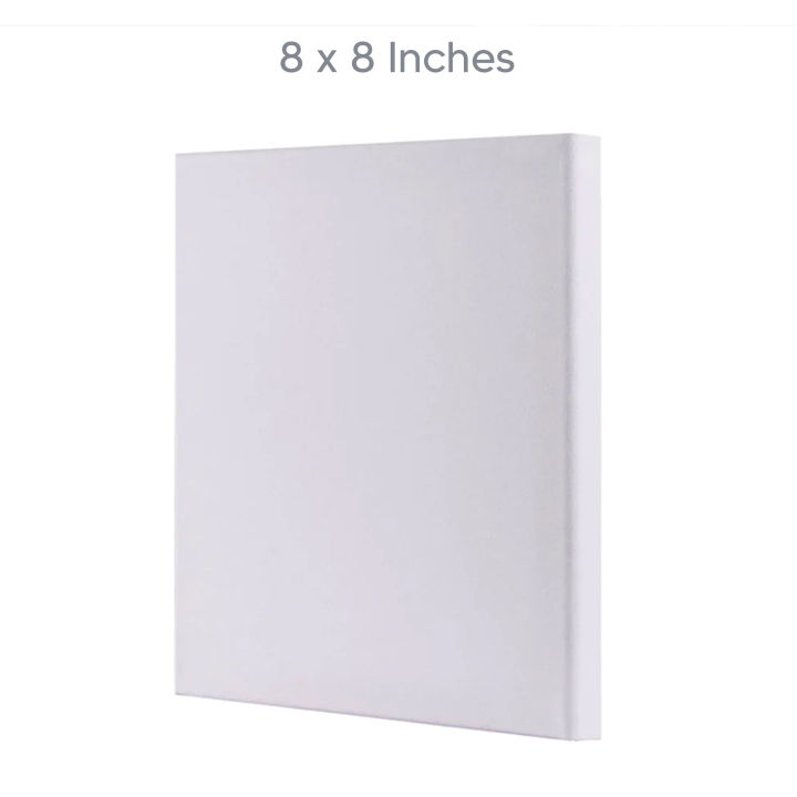8x8 Premium Quality Canvas Squares - Pack of 2