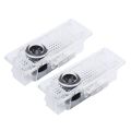 2 PCS LED Car Door Welcome Logo Car Brand 3D Shadow Light for BMW X5 E70 (2007-2014), X6 E71/E72 (2008-2014), 4 Series (2013-2014), 3 Series F30 (2013-2015). 