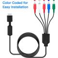 Suitable for PS2/PS3 Component Cable 1.8M Suitable for PS 2/3 High Resolution Game Cable Accessories , for PS2 component cable. 