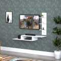 Led tv shelf Wall mounted lcd racks Tv entertainment unit Wall shelf Floating tv stand. 