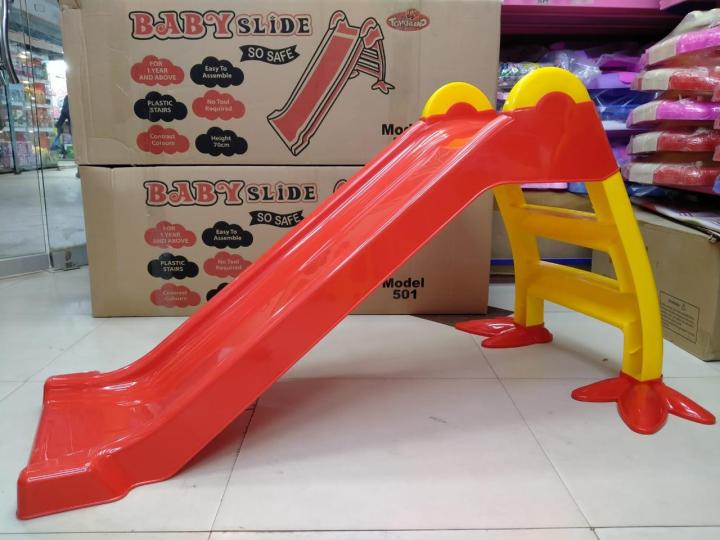 Baby plastic slide on sale