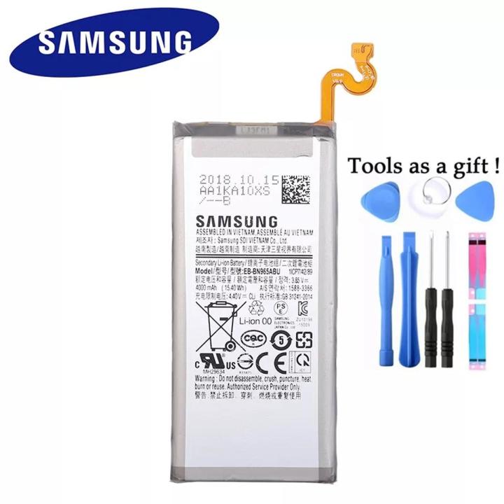SAMSUNG NOTE9 BATTERY NOTE 9 BATTERY  SAMSUNG Original Replacement Battery EB-BN965ABU for Samsung Galaxy Note9 Note 9 N9600 SM-N9600 SM-N960F 4000mAh Phone Battery