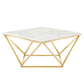 Center Table Nest Style New Design Modern Furniture Golden Frame with Marble Texture Sheet 3-3 Size. 