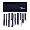 Hair Comb Set Professional for hair Salon and Barber 9Pc Set. 