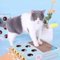 Cat Toy Chase Hunt Mouse Cat Game Box 3 In 1 With Scratcher Funny Cat Stick Cat Hit Gophers Interactive Maze Tease Toy 2021 NEW. 