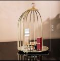 Luxury Makeup Organizer Cosmetics Shelf Desktop Creative Bird Cage MCosmetic Storage. 