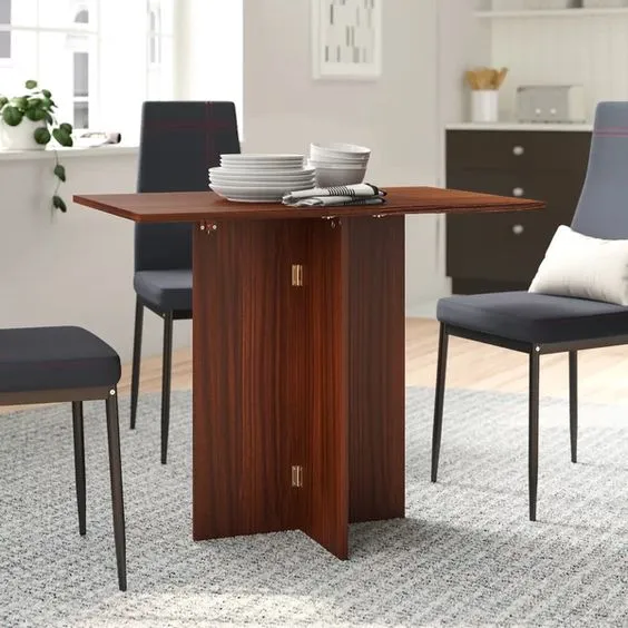 Toheed Store Toheed wood extendable dining table space saving | Daraz.pk