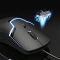 HP M100 USB Wired Gaming Optical Mouse with LED Backlight and Adjustable 1000 /1600 DPI Settings, 3 Buttons and Press Life Up to 5 Million Clicks. 