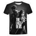 Game The Last of Us T Shirts Harajuku Trendy Streetwear Tee Tops Men Women Summer Fashion Casual Short Sleeve T-shirt. 