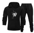 Winter hooded Jacket Trouser Tracksuit. 
