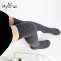 Killer Bzzo Black Soild Long Socks Women Over Knee Thigh High Over The Knee Stockings Lolita Ladies Girls Warm Knee Socks High Socks. 
