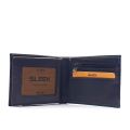 SLEEK Premium Leather Wallet for Men's with Zipper and Gift Box - Cash & Card Wallet with Coin Pocket - Bifold Slim Wallet - ZCM - Wallet for Men's. 