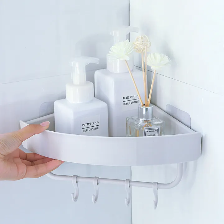 Adjustable%204%20Hooks%20Corner%20Shower%20Caddy,%20Multifunction%20Basket%20Shelf%20for%20Hanging%20Sponge%20and%20Razor,%20Shampoo%20Holder%20Organizer,%20No%20Drilling%20Adhesive%20Wall%20Mounted%20Bathroom%20Shelf,Rustproof%20-%20Image%206