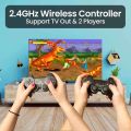 Wireless Retro Game Console With 2 Wireless Controllers W/ 20000+ Retro Arcade 90s Games, 4K HDMI Output, 2.4GHz Controller For TV Plug For Kids Boys. 