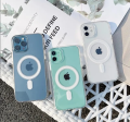 iPhone Clear Magsafe Case - Transparent TPU Silicone Cover. 