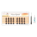 Three Rows Of Travel Set Of False Eyelashes Beginner'S Trial Set Of Eyelashes Natural Mom Raw Feeling Single Cluster Simulation Eyelashes. 