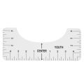 Tshirt Ruler Placement Ruler Guide Vinyl T-Shirt Alignment DIY Tool. 