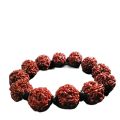 [ New ] Nepal Big Rudraksha Beads Bracelet Genuine Men's Hand Toy Five Faces Corpulent Original Seed Collectables-Autograph Bracelet Men's Bracelet. 