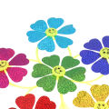 Kids 6 petals Plastic Flower Windmill Toy Outdoor Toys For Children Wind Spinner. 