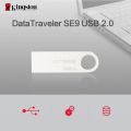 【COD + Gift】Kingston DTSE9 U Disk Flash Drive Flash Memory Stick Pendrive Metal Flash Drives 8-128 GB USB 2.0. 