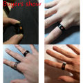Sharingan Anime Ring For Men Akatsuki Itachi Rings Black Men's Ring Men's Jewelry. 