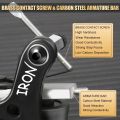 Pack of 2 17699 Tattoo Machine For Liner And Shader Black Color Iron Tattoo Supplies 10 Wrap Coils. 