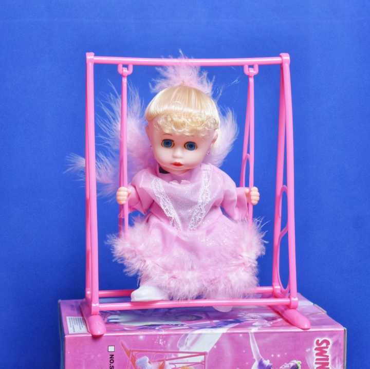 Baby Angel Guitar Doll Swing Style Light and Music Battery Operated