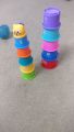 Toys Stacking Cups for Education Learning and Fun Rainbow Cups Stacking Tower Mini Bear Toy Gifts. 