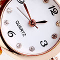 2021 Women's Chic Fashion Rose Golden Bracelet Wrist Watch Fashion Beautiful Girls Bracelet Watches. 