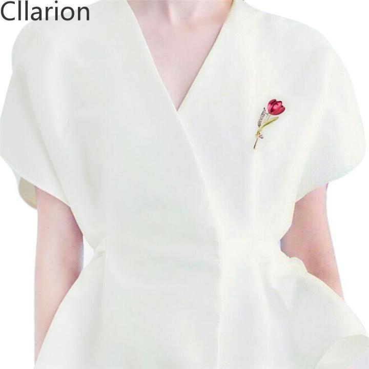 Korean%20version%20of%20European%20and%20American%20fashion%20temperament%20drip%20tulip%20design%20unique%20flower%20diamond%20brooch%20-%20Image%202