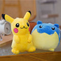 20cm Cartoon Pikachu Doll Anime Pokemon Chikorita Plush Toy Cute Pokemon Charmeleon Lapras Venusaur Plushie Raichu Gifts for Kid. 