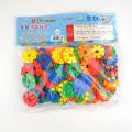 Pack Of 72 Pcs Snowflake Building Blocks Toy Baby Children Educational Toy DIY Assembling Bricks Kids. 