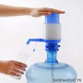 Manual Water Pump Dispenser For 19 liter Water Cans Large - Blue & White( large size). 