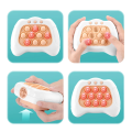 Quick Push Pop Game Handheld Console Press Fidget Toys Bubble Light Up Pushit Gift Kids Adults Birthday. 