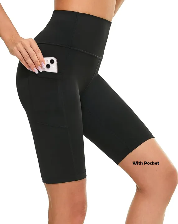 SisDa:%20Tights%20for%20girls%20Pack%20of%202%20Shorts%20for%20women%20half%20leggings%20for%20women%20-%20Stretchable%20High%20Rise%20trouser%20for%20Ladies%20-%20Black%20comfortable%20Lycra%20tights%20for%20Sports%20and%20-%20Best%20fit%20-%20Yoga%20-%20Image%205