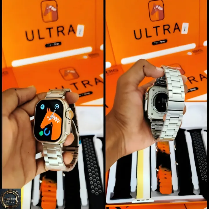 BIG 2.0 Ultra Smartwatch – 7-in-1 Strap Combo, 2.0" HD Display ...