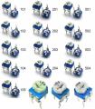 5pcs 2K Ohm Variable Resistor 6mm Trimmer Potentiometer. 