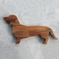 15.7 Inch Dachshund Dog Dinner Plate Cheese Board Cutting Charcuterie Board Cute Christmas Dinner Durable Easy to Use. 