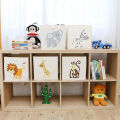 Foldable Elephant Printed Storage Cubes Organizer Basket Bin Storage Boxes Storage Container with Handles for Travel Moving. 