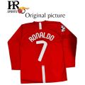 HR SPORTS  Cristiano RONALDO 7 M_U 2008 Shirt Long Full Sleeve Football Jersey – Iconic Manchester United & Portugal Legend Edition**. 