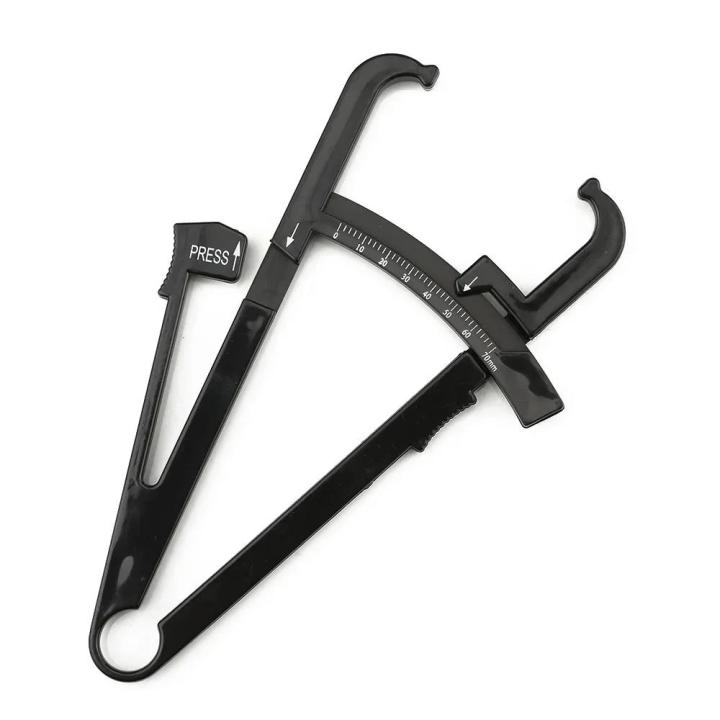 70mm Skinfold Body Fat Caliper Set with Measure Tape Body Fat Monitors Body Fat Tester Skinfold Measurement Tool