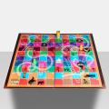 FB Gamez Ludo Board Game-Wooden Ludo Board-Extra Large 2 Feet Foldable Wood Board-Export Quality. 