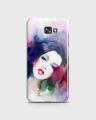 Cover For Samsung A520 A5 2017 Hard Girl Face Print -1cover2817. 